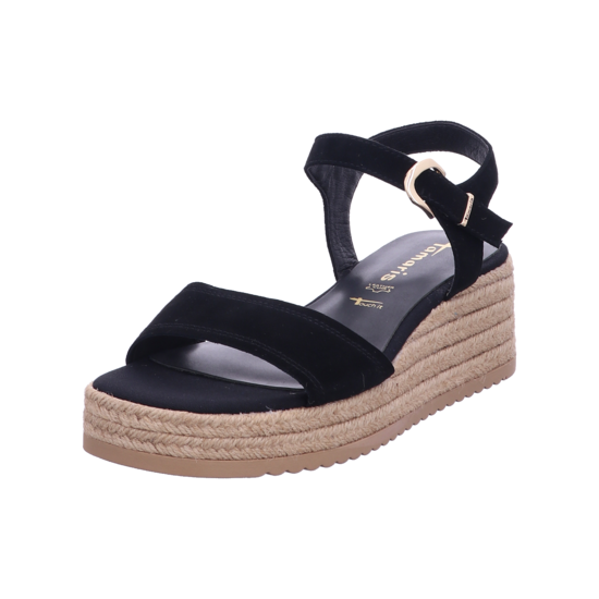 Tamaris 1-28061-42 001 Women Sandals BLACK | Sandalen Fashion 