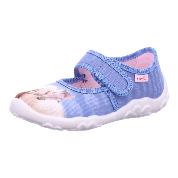 Superfit 1-000281 Hausschuh Textil \\ BONNY BLAU/MEHRFARBIG - Bild 1