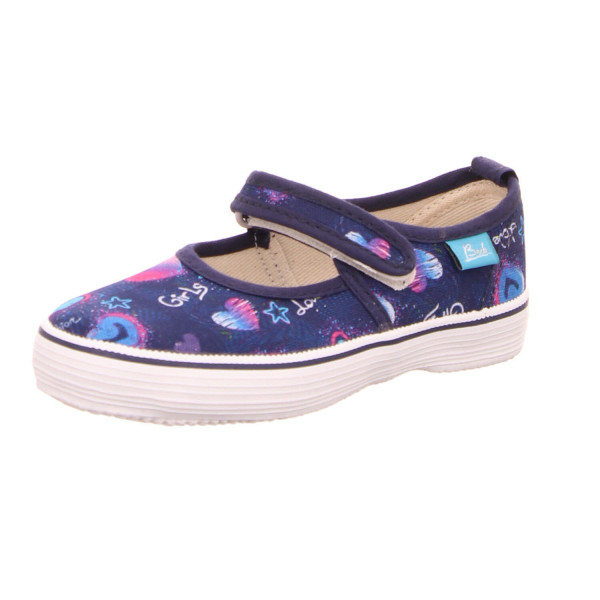 Beck 330/05 05 Girl Leinenschuh Mädchen,dunkelblau dunkelblau - Bild 1