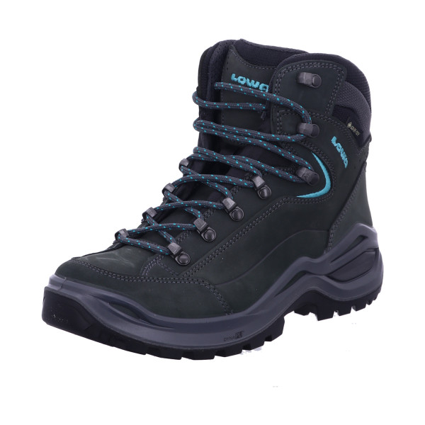 Lowa 321916 9368 RENEGADE EVO GTX MID Ws asphalt/türkis - Bild 1