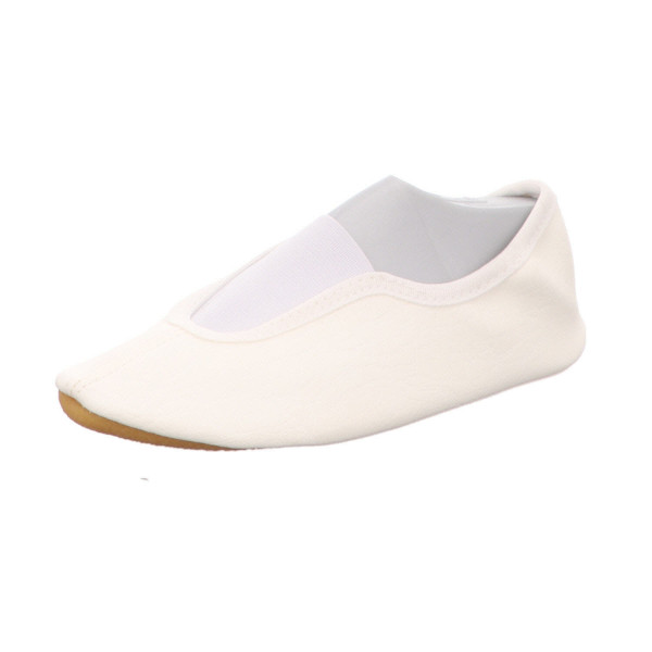 Beck 020 01 Schläppchen, Kunstleder, Ristgummi weiß - Bild 1