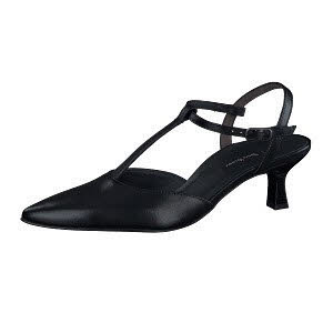 Paul Green 6131 017 0077-6131-017/Sandalette Schwarz
