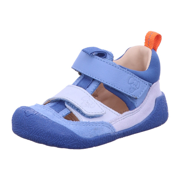 Affenzahn 01635-30119 Lauflerner Sandale Leder Freely Elefant Blau - Bild 1