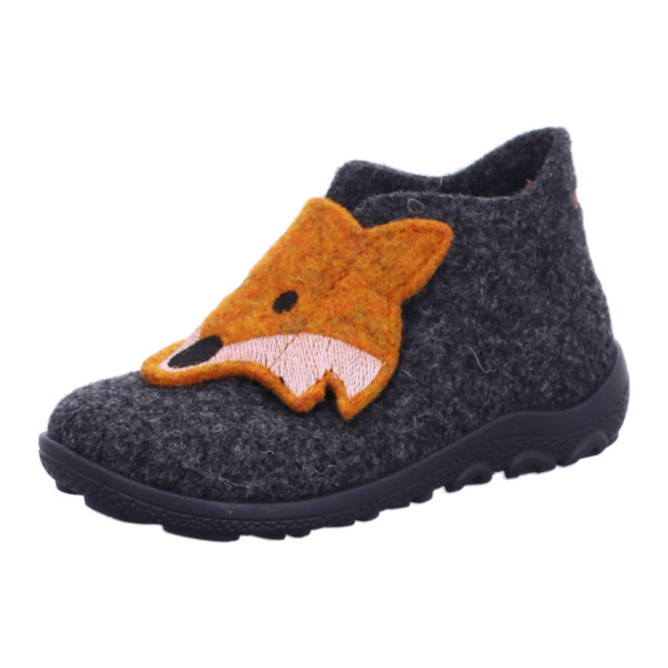 Superfit 1-006295-4700 Hausschuh Textil \\ HAPPY OCTI GRAU/ORANGE - Bild 1