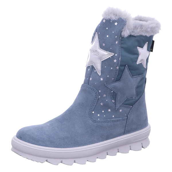 Superfit 1-000219-8010 Stiefelette Leder \\ FLAVIA BLAU/SILBER - Bild 1