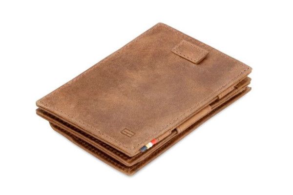 Garzini MW-CP3 BRBR Cavare Magic Coin Wallet Brushed Brown - Bild 1