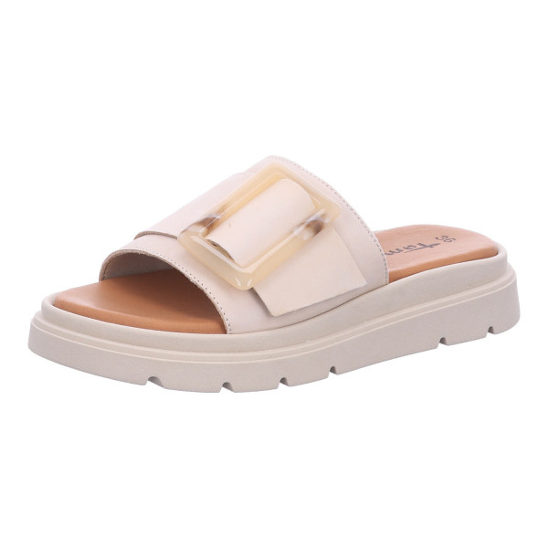 Tamaris 1-27234-44 421 Da.-Pantolette IVORY NUBUC - Bild 1