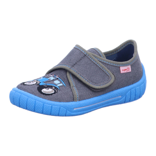 Superfit 1-800278 2060 Hausschuh Textil \\ BILL GRAU/HELLBLAU - Bild 1