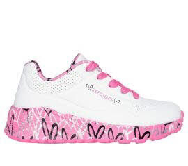 Skechers 314976L WHP UNO LITE - LOVELY LUV Weiß
