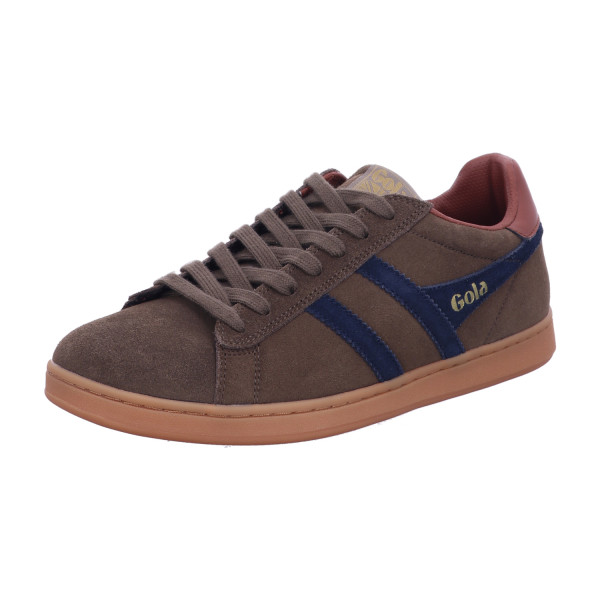 Gola CMB387FE Equipe II Suede Dark Taupe/Navy/Rust - Bild 1
