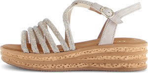 Gabor 64.555.82 Plateau Sandalen platino/oak