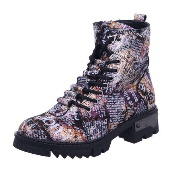 Mustang 8063501 99 Damen Schnuer-Booty schwarz/multi - Bild 1