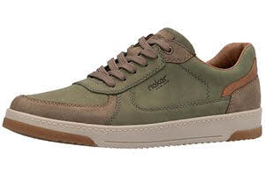 Rieker 17506-52 FSK Herren Halbschuhe pfeffer/salbei/mande