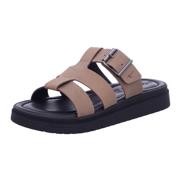 Tamaris 1-27102-46-353 Da.-Pantolette TAUPE NUBUC - Bild 1