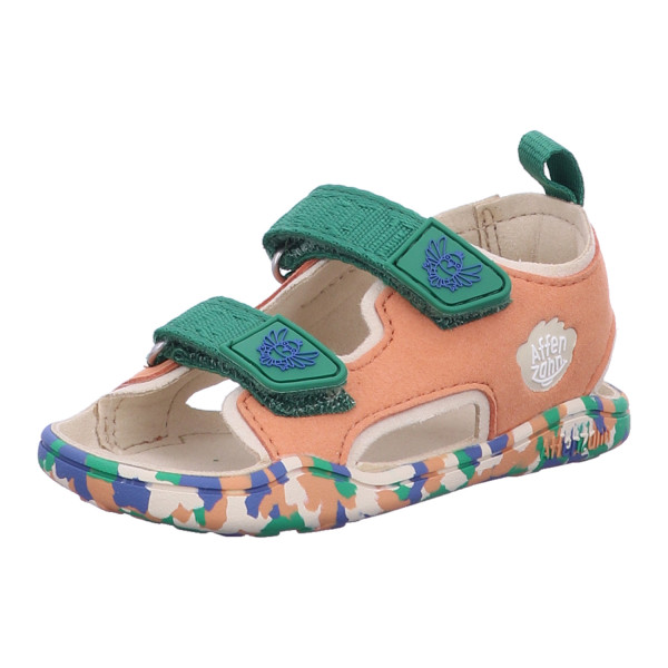 Affenzahn 00392-70109 Sandale Vegan Airy Paradiesvogel Grün, Beige - Bild 1