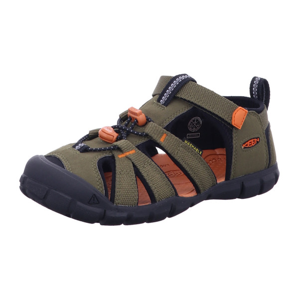 Keen 1028851 SEACAMP II CNX Y-DARK OLIVE/GO DARK OLIVE/GOLD FLAM - Bild 1