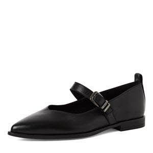 Tamaris 1-22102-46-003 Da.-Ballerina BLACK LEATHER - Bild 1