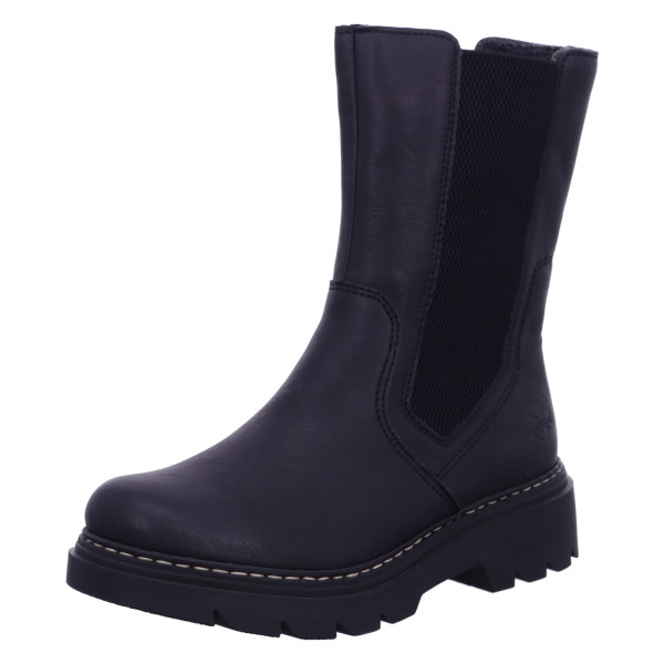 Rieker 76780-00 HWK Damen Stiefel schwarz/schwarz - Bild 1