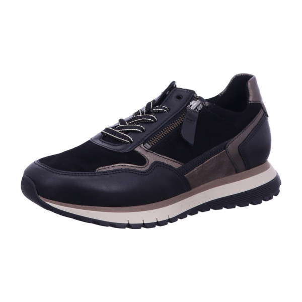 Gabor 6029.01.001 Sneaker low H black/taupe - Bild 1