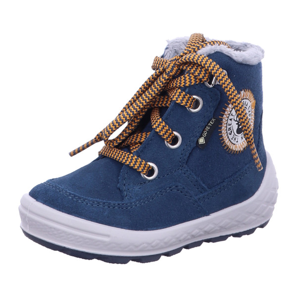 Superfit 1-106318-8020 Stiefelette Leder \\ GROOVY 2.0 BLAU/ORANGE - Bild 1