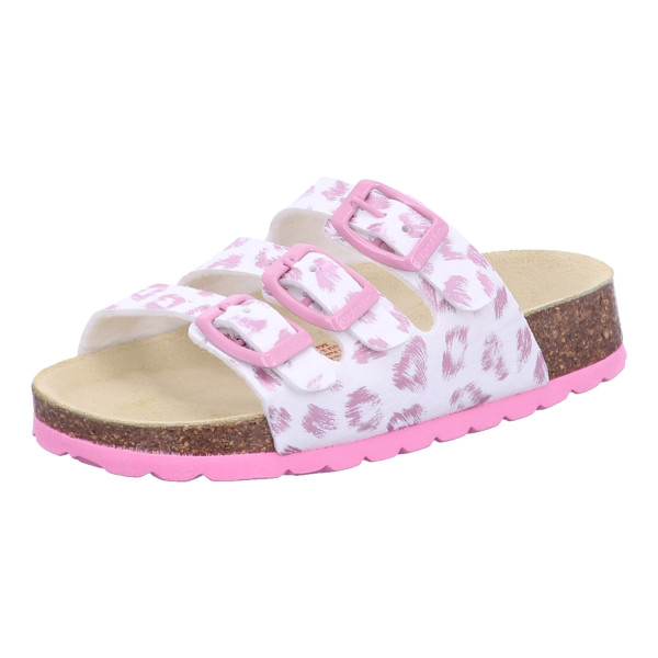 Superfit 1-800113-1140 Schuh Textil \\ FUSSBETTPANTOFFEL WEISS/ROSA - Bild 1