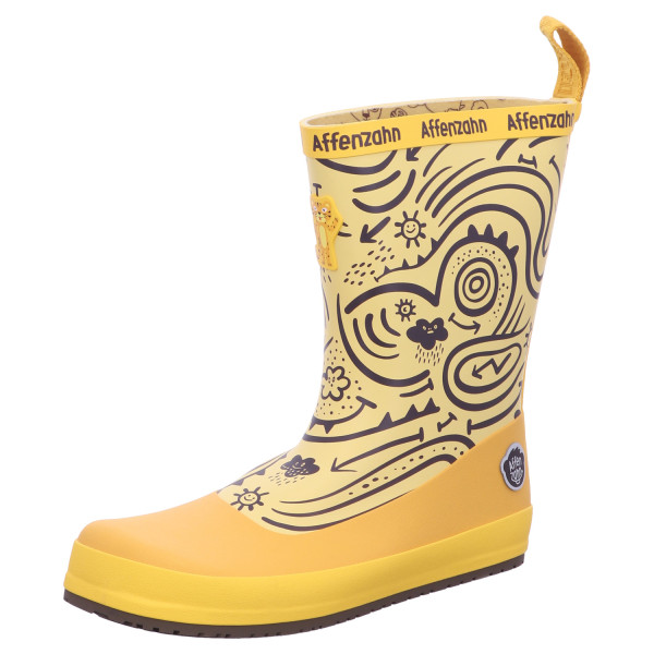Affenzahn 01638-10004 Gummistiefel Vegan Plashy Tiger Gelb - Bild 1