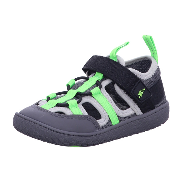 Affenzahn 01636-80028 Sandale Vegan Roughy Panther Grün, Grau - Bild 1
