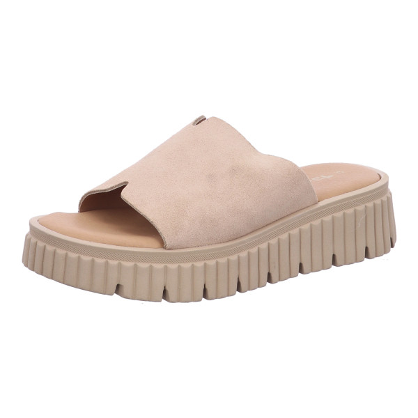 Tamaris 1-27216-44-401 Da.-Pantolette BEIGE SUEDE - Bild 1