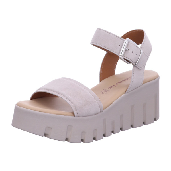 Tamaris 1-28712-42 378 Da.-Sandalette TAUPE SUEDE - Bild 1