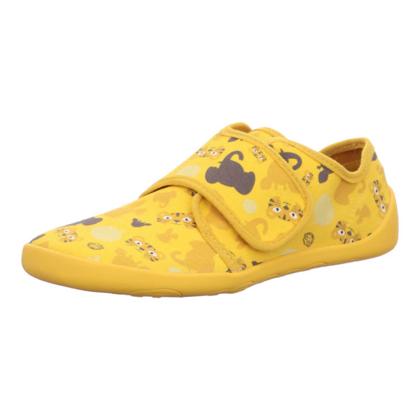 Affenzahn 01398 10009 Hausschuh Baumwolle Movy Tiger Gelb - Bild 1