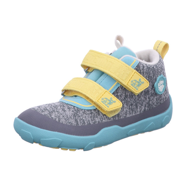 Affenzahn 00844-80028 Übergangsschuh Knit Happy Nashorn Gelb, Grau - Bild 1