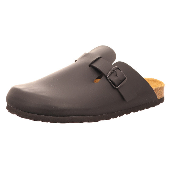Longo 1006331 Clogs Tieffußbett schwarz - Bild 1