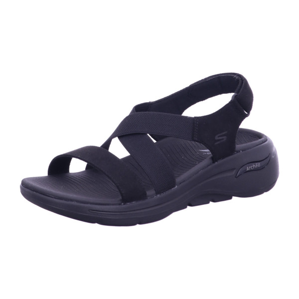 Skechers 140257 BBK GO WALK ARCH FIT SANDAL - TREASURED Schwarz - Bild 1