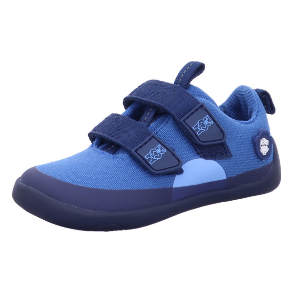Affenzahn 00391 30001 Halbschuh Baumwolle Lucky Bär Blau - Bild 1